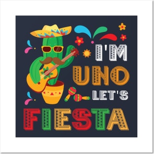 I'm Uno Let's Fiesta, Uno 1st Birthday Posters and Art